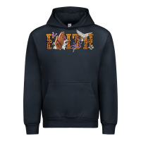 Navy faith with praying hands Urban Hoodie - NancyCooperArtShop