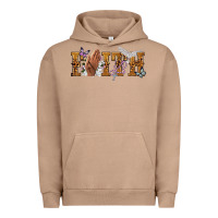 Pigment Burro faith with praying hands Urban Hoodie - NancyCooperArtShop