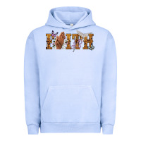 Pigment Grape Ice faith with praying hands Urban Hoodie - NancyCooperArtShop