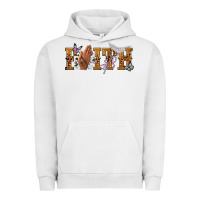 Pigment Lunar Rock faith with praying hands Urban Hoodie - NancyCooperArtShop