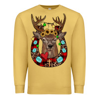 Antique Gold christmas horseshoe Premium Sweatshirt - JahusDesignShop
