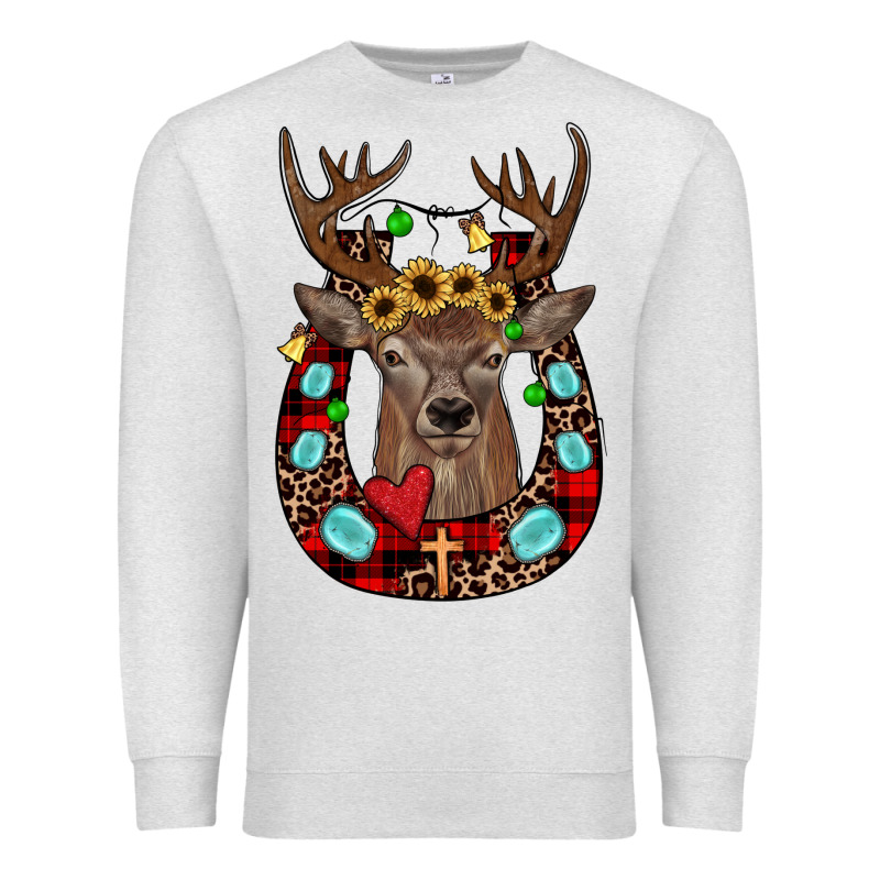 Christmas Horseshoe Premium Sweatshirt by JahusDesignShop | Teevron