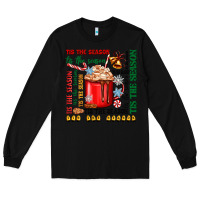 Black tis the season Long Sleeve Tee - Zillion Design Studio