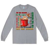 Heather Grey tis the season Long Sleeve Tee - Zillion Design Studio