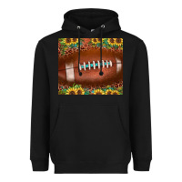 Black football leopard turquoise sunflower Heavyweight Hoodie - JahusDesignShop