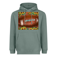 Sage football leopard turquoise sunflower Heavyweight Hoodie - JahusDesignShop