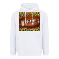 White football leopard turquoise sunflower Heavyweight Hoodie - JahusDesignShop