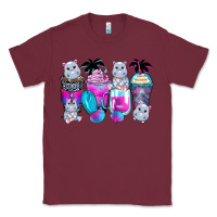 Burgundy hippopotamus coffee cups Classic Tee - Zillion Design Studio