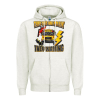 Oatmeal Heather they see me rollin they waiting Zipper Hoodie - texasbilliewilder