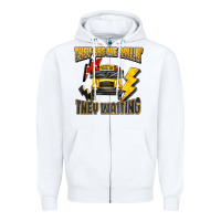 White they see me rollin they waiting Zipper Hoodie - texasbilliewilder