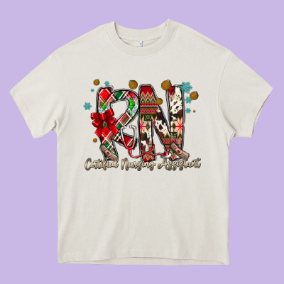Rn Licensed Practical Nurse Heavy Core Tee Designed By Cowhidedigitalart