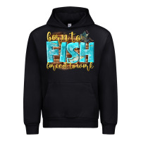 Black born to fish forced to work Urban Hoodie - NancyCooperArtShop