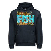 Navy born to fish forced to work Urban Hoodie - NancyCooperArtShop