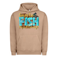 Pigment Burro born to fish forced to work Urban Hoodie - NancyCooperArtShop