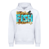 White born to fish forced to work Urban Hoodie - NancyCooperArtShop