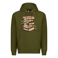 Army Green i teach strength bravery equality love history Premium Hoodie - MaliasSmallBusiness