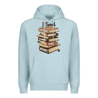 Blue Mist i teach strength bravery equality love history Premium Hoodie - MaliasSmallBusiness