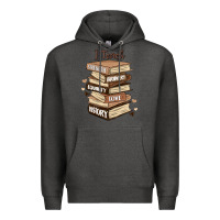 Charcoal Heather i teach strength bravery equality love history Premium Hoodie - MaliasSmallBusiness