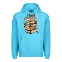 Ocean Blue i teach strength bravery equality love history Premium Hoodie - MaliasSmallBusiness