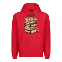 Red i teach strength bravery equality love history Premium Hoodie - MaliasSmallBusiness