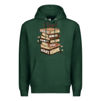 Sports Green i teach strength bravery equality love history Premium Hoodie - MaliasSmallBusiness