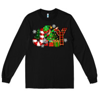 Black christmas joy elf Long Sleeve Tee - Zillion Design Studio