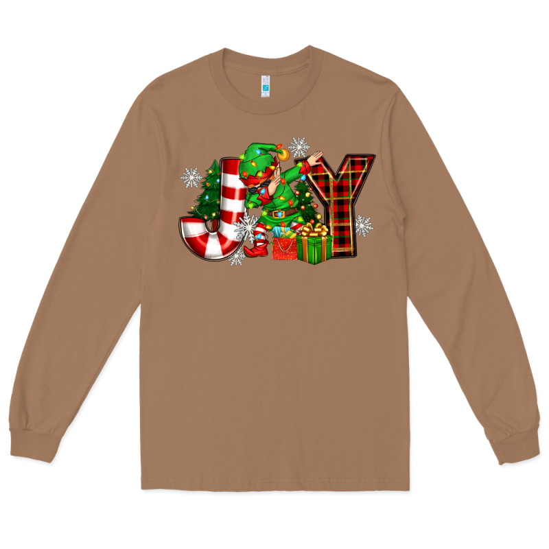 Christmas Joy Elf Long Sleeve Tee by Zillion Design Studio | Teevron