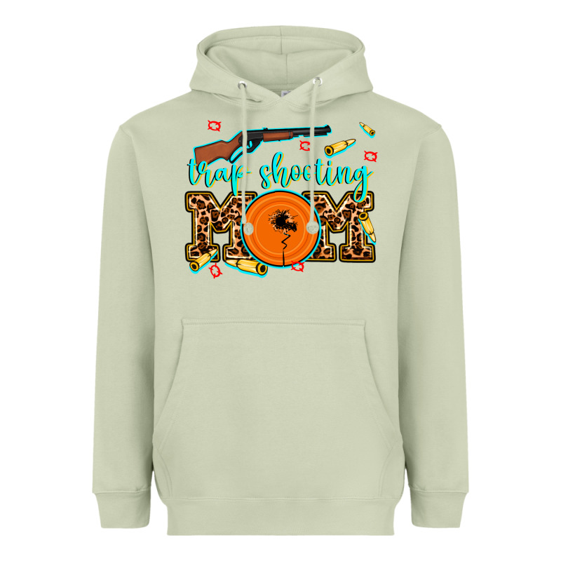 Trap Shooting Mom Heavyweight Hoodie by AdoDesignShop | Teevron