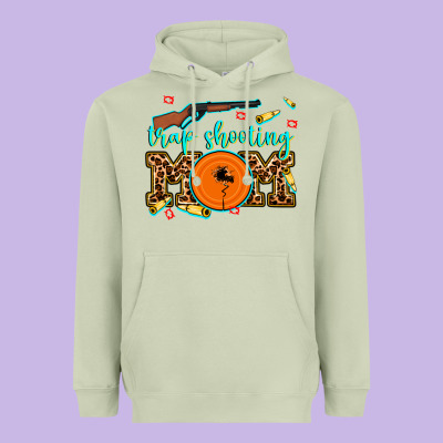 Trap Shooting Mom Heavyweight Hoodie Designed By Adodesignshop