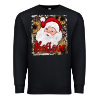 Black believe santa Premium Sweatshirt - JahusDesignShop