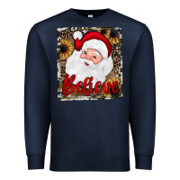 Navy believe santa Premium Sweatshirt - JahusDesignShop