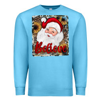 Ocean Blue believe santa Premium Sweatshirt - JahusDesignShop