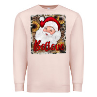 Pale Pink believe santa Premium Sweatshirt - JahusDesignShop