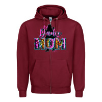 Burgundy dance mom Zipper Hoodie - Zillion Design Studio