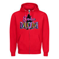 Red dance mom Zipper Hoodie - Zillion Design Studio
