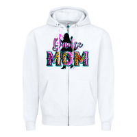 White dance mom Zipper Hoodie - Zillion Design Studio