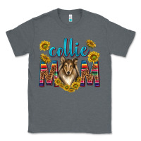 Charcoal Heather western collie mom Classic Tee - texasbilliewilder