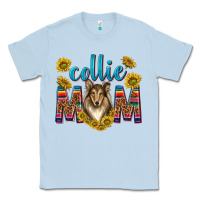 Dusty Blue western collie mom Classic Tee - texasbilliewilder