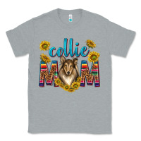 Heather Grey western collie mom Classic Tee - texasbilliewilder