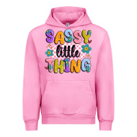 Fuchsia Pink sassy little thing Urban Hoodie - MaliasSmallBusiness