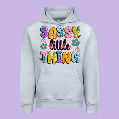 Sassy Little Thing Urban Hoodie Designed By Maliassmallbusiness