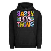 Pigment Black sassy little thing Urban Hoodie - MaliasSmallBusiness