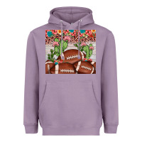 Lavender football leopard cactus Heavyweight Hoodie - JahusDesignShop