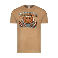 Vintage Camel tis the season football smiley face Vintage Tee - BarkalooDesign