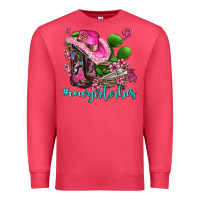Cardinal cowgirl vibes with boots and gun Premium Sweatshirt - AdoDesignShop