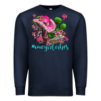 Navy cowgirl vibes with boots and gun Premium Sweatshirt - AdoDesignShop