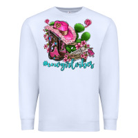 White cowgirl vibes with boots and gun Premium Sweatshirt - AdoDesignShop