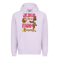 Lilac jesus praising and farm raising Premium Hoodie - MaliasSmallBusiness