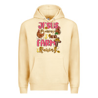 Pina Colada jesus praising and farm raising Premium Hoodie - MaliasSmallBusiness