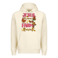 Sandshell jesus praising and farm raising Premium Hoodie - MaliasSmallBusiness